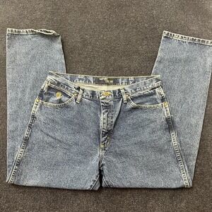 Wrangler George Strait Jeans Mens Blue Denim Western Cowboy Relaxed Fit